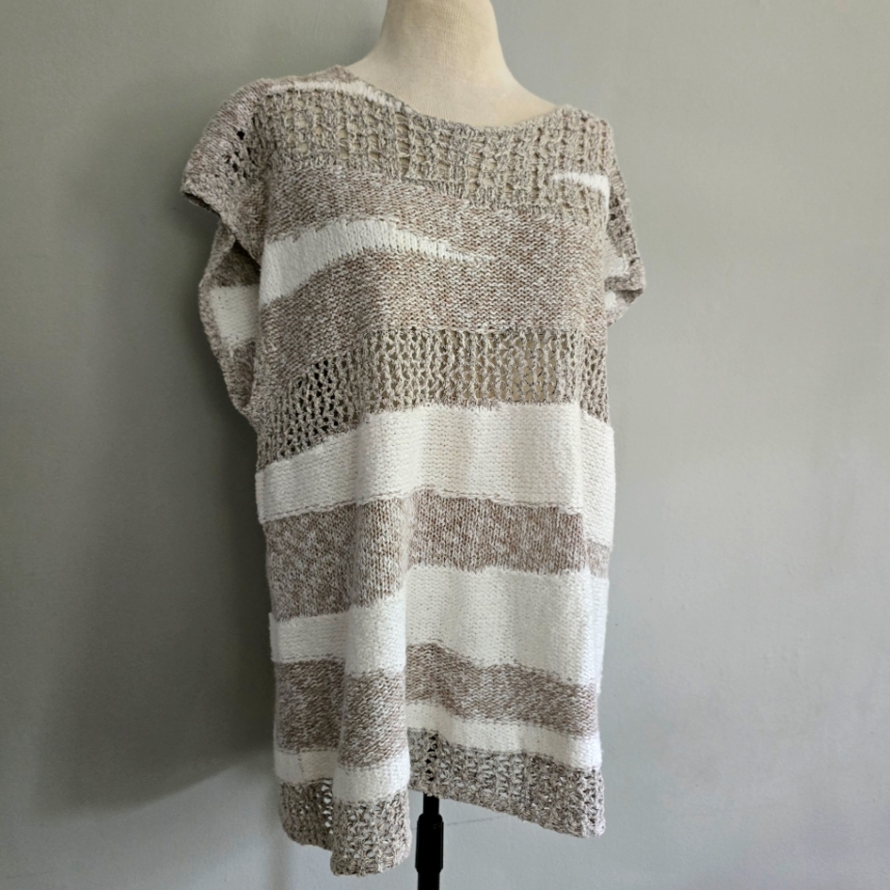 Chico's Dolman Sleeveless Summer Sweater, Chico's 3 (XL)